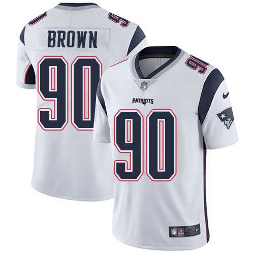 Nike New England Patriots #90 Malcom Brown White NFL Vapor Untouchable Limited Jersey,We sell and wholesale Nike New England Patriots #90 Malcom Brown White NFL Vapor Untouchable Limited Jersey on line form chian!